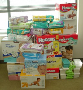 diapers and wipes