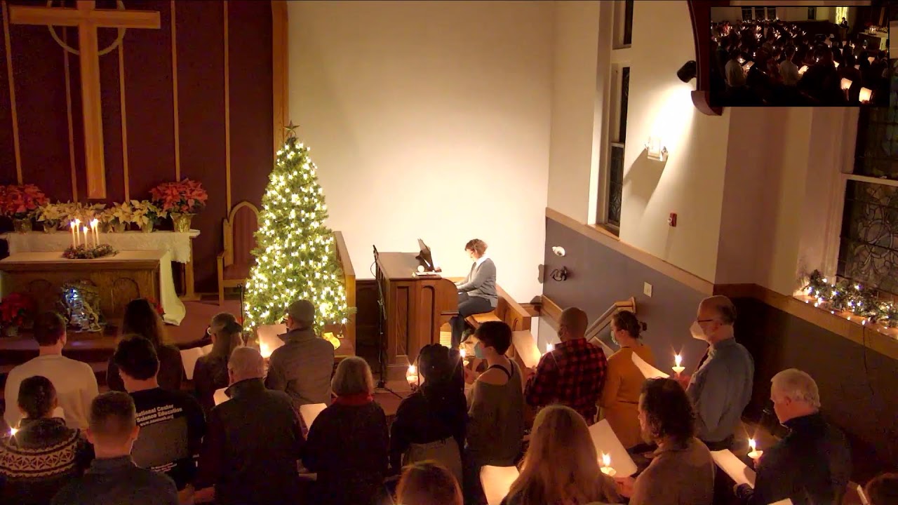 thumbnail image of the video for our worship service on Christmas Eve, December 24th, 2022